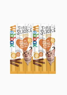 Webbox Tasty Sticks Cat Treats Chicken & Liver x6