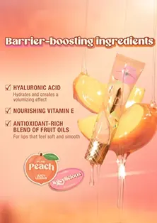UNREAL LIPS HEALTHY GLOW NECTAR OIL JUICYLICIOUS PURE PEACH