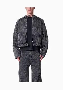 MOTO DENIM JACKET 