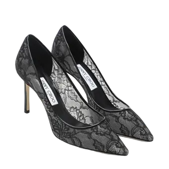 Romy 85 pumps in lace with logo