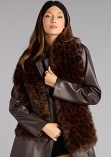 Wild Side Faux Fur Shawl