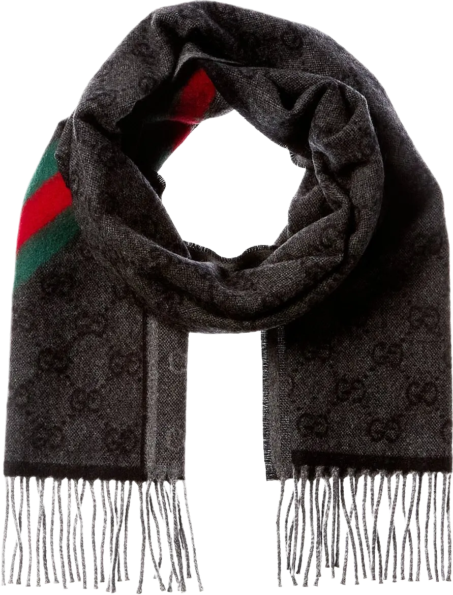 GG Web Nikky Wool Scarf