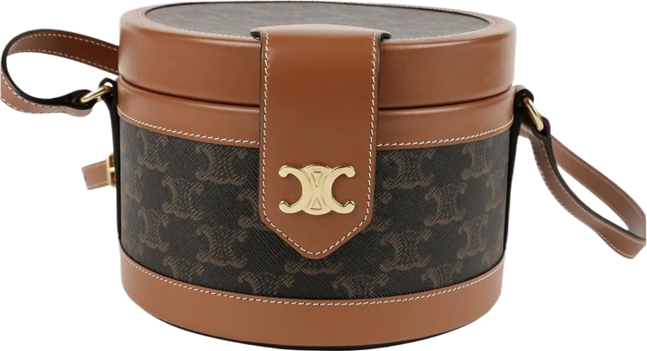 CELINE Tambour Medium Shoulder Bag (Authentic Pre-Loved) 