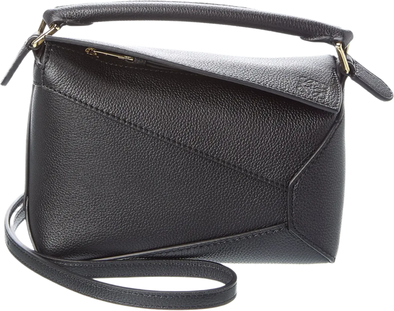 LoewePuzzle Edge Mini Leather Shoulder Bag