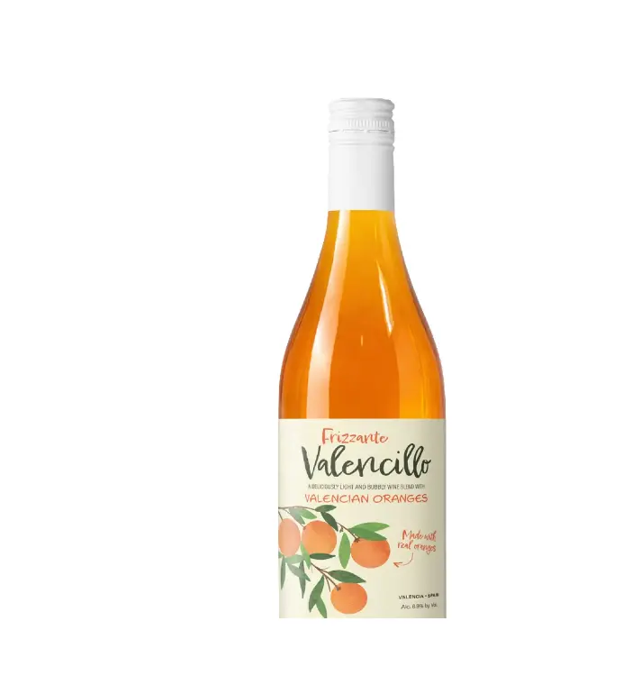 Valencillo Frizzante Wine With Valencia Oranges