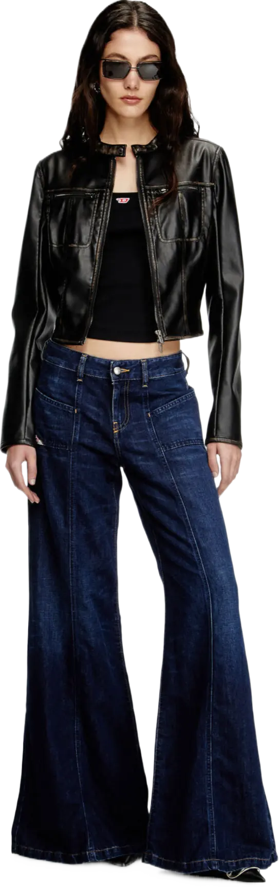 Flare Jeans Low Waist D-Akii
