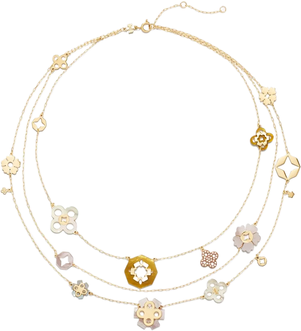 FORGET ME NOT MULTI-STRAND NECKLACE