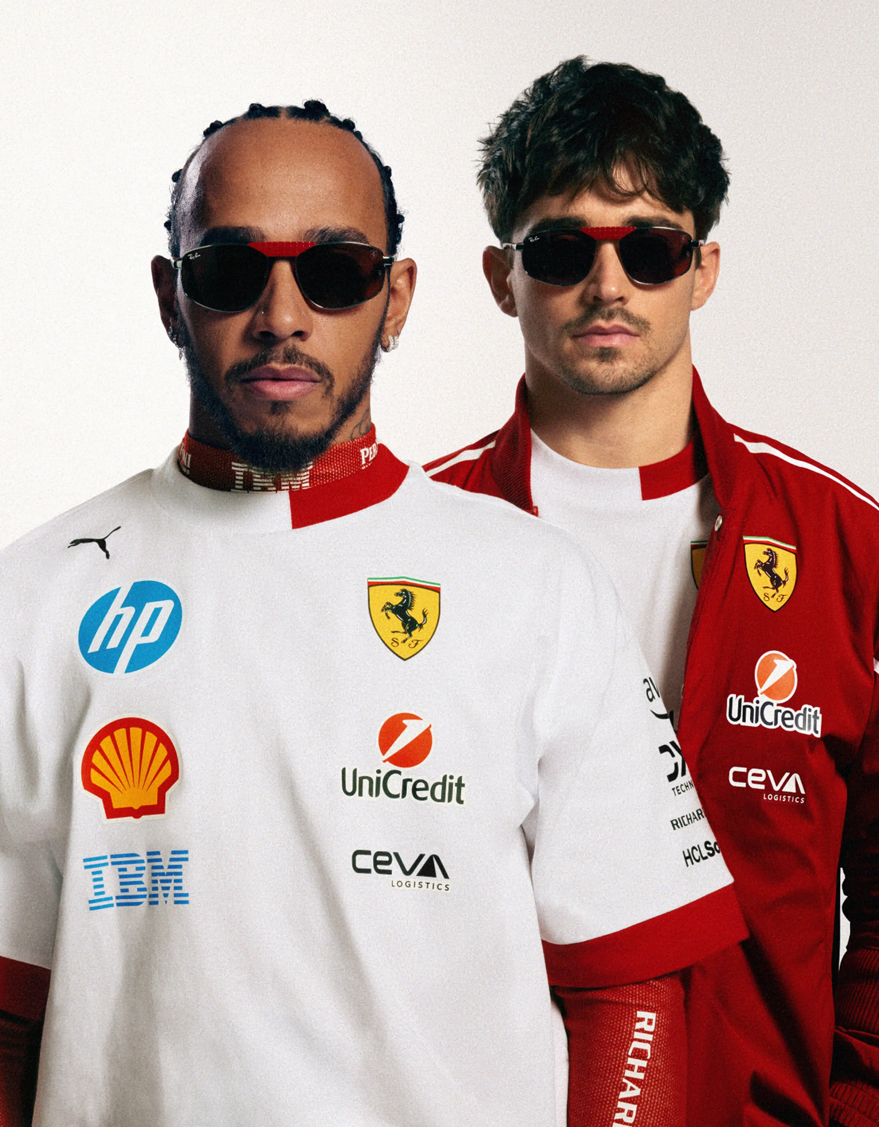 Ray-Ban for Scuderia Ferrari RB3776M in and red metal with red lenses